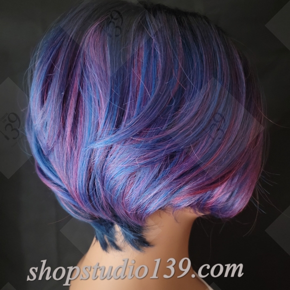 Human hair bob wig with bangs - Picture 2 of 5